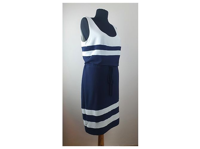 Ralph Lauren Kleid Blau Weiß - Ansicht 3