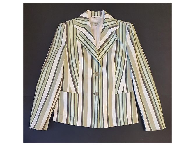 Americana Louis Féraud de algodón a rayas Multicolor - vista 5