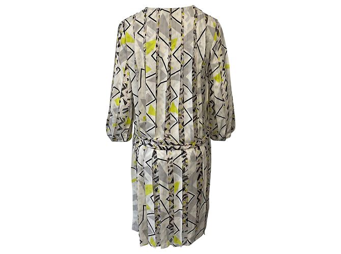 Diane Von Furstenberg Abito MarMara in seta multicolore Stampa python - vista 2