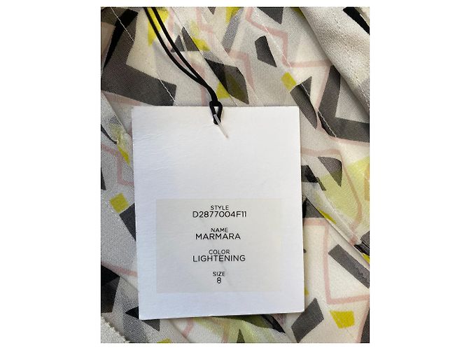 Diane Von Furstenberg Abito MarMara in seta multicolore Stampa python - vista 3