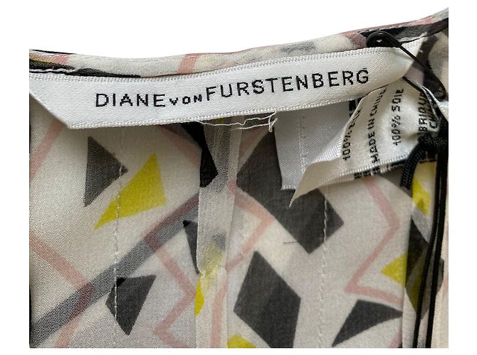 Diane Von Furstenberg Abito MarMara in seta multicolore Stampa python - vista 4