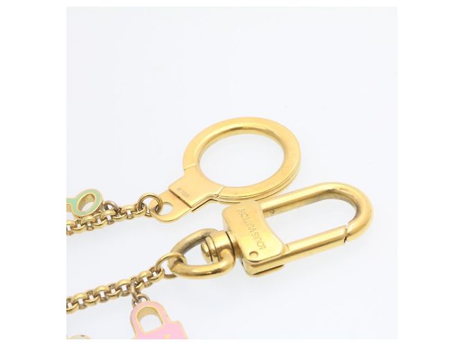 LOUIS VUITTON Porte Cles Chainne Pretty Charm Gold Mehrfarbig M66131 Auth ki1000 Mehrfarben Golden - Ansicht 8