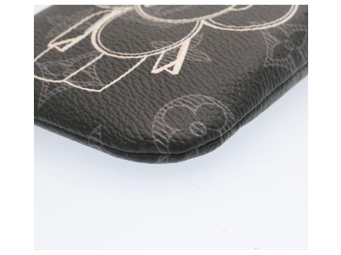 LOUIS VUITTON Monogram Eclipse Vivienne Pochette Zippée M62895 LV Auth nh079 - vue 10