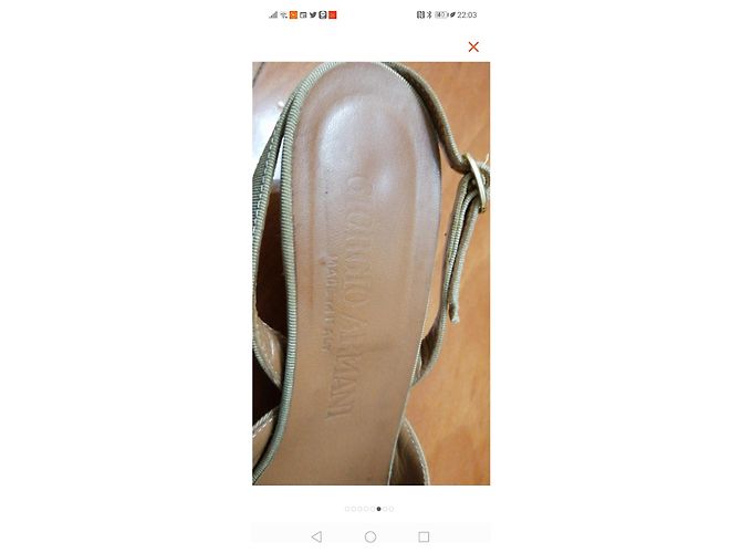 Giorgio Armani Pumps mit niedrigem Absatz Beige - Ansicht 4