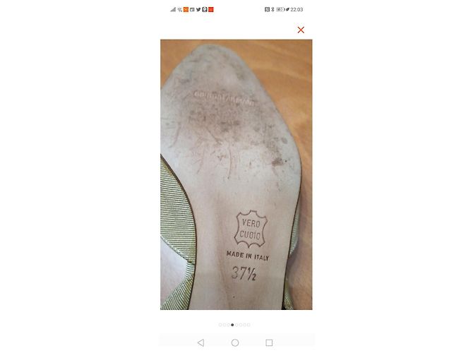 Giorgio Armani Pumps mit niedrigem Absatz Beige - Ansicht 6
