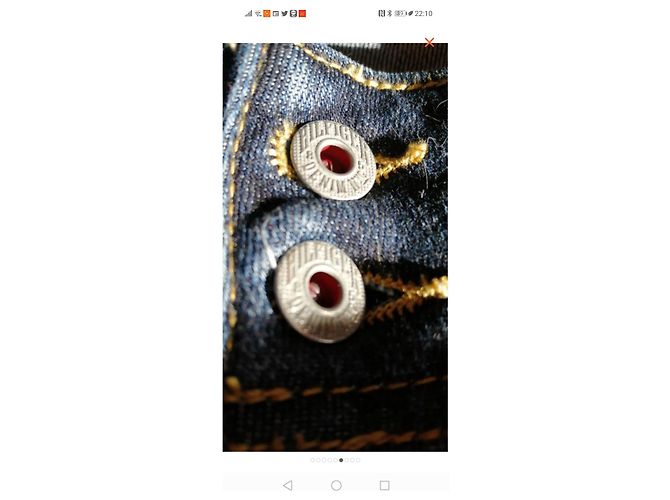 Tommy Hilfiger Vaqueros Rectos de Talle Bajo Azules - vista 6