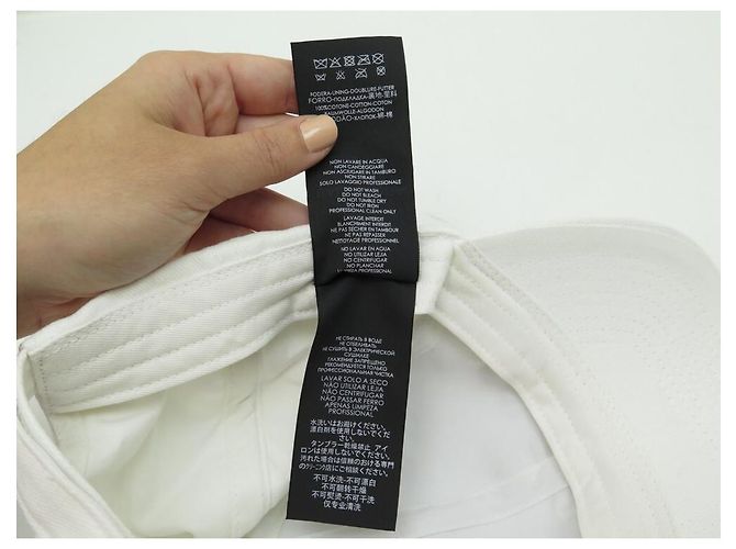 NEUE BALENCIAGA ARCHETYPE CAP 2017 WEIßE BAUMWOLLE WEIßE KAPPE - Ansicht 9