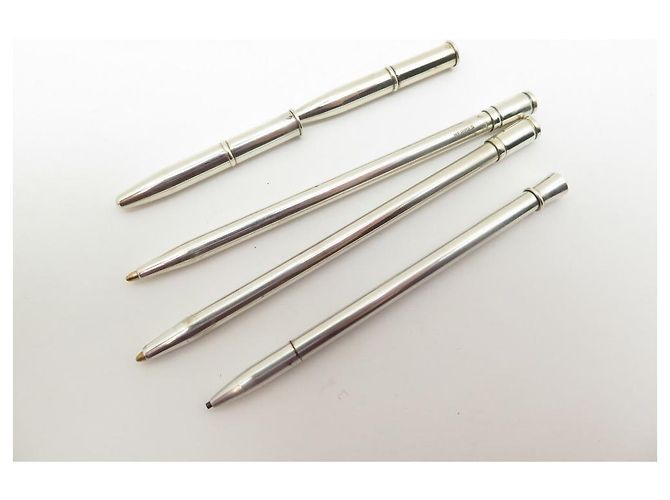 Hermès molto 3 HERMES MINI PEN PER AGENDA IN ARGENTO STERLING MINING PENNA A SFERA - vista 2
