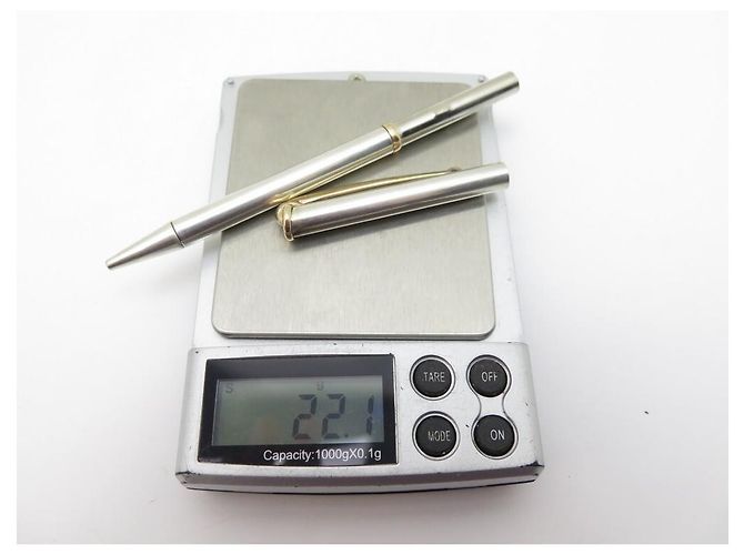 Hermès PENNA A SFERA HERMES ALLEGRO PICCOLA IN ARGENTO 925 PENNA IN ARGENTO - vista 5