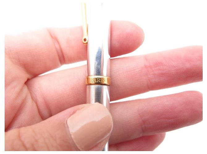 Hermès PENNA A SFERA HERMES ALLEGRO IN ARGENTO TRASFORMABILE CRITERIUM SILVER PEN - vista 4