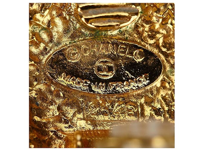 Orecchini a clip con perle finte in oro Chanel D'oro - vista 4