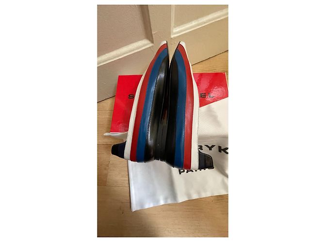 Ballerine Sonia Rykiel in pelle multicolore - vista 3
