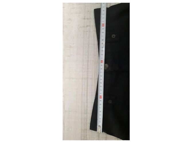 Fendi Falda vaquera corta T 44 ESO Negro - vista 11