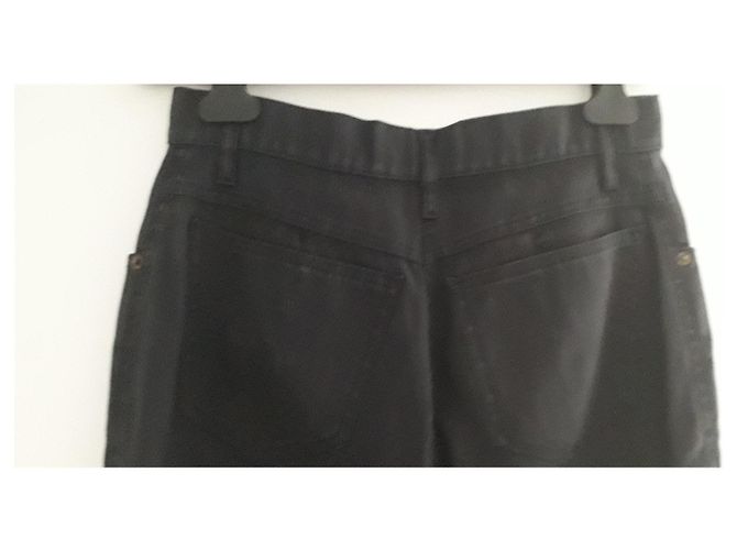 Fendi Falda vaquera corta T 44 ESO Negro - vista 3