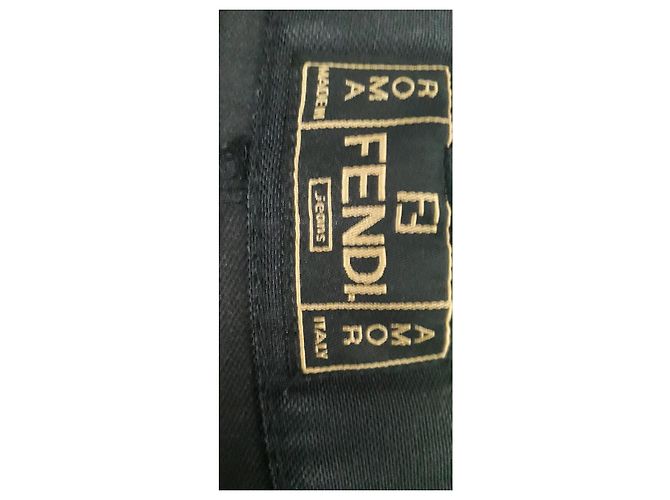 Fendi Falda vaquera corta T 44 ESO Negro - vista 8