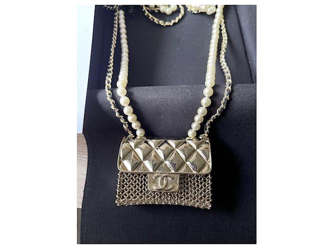 Cambon Rara collana lunga Chanel 2021 Silver hardware - vista 2