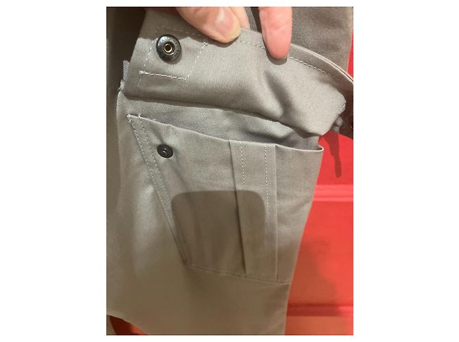 Pantalones Barbara Bui Grises de Algodón - vista 5
