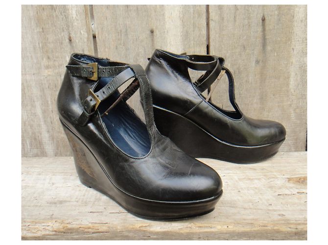 Autre Marque décolleté con zeppa Stéphane Gontard p 37,5 Nero - vista 2