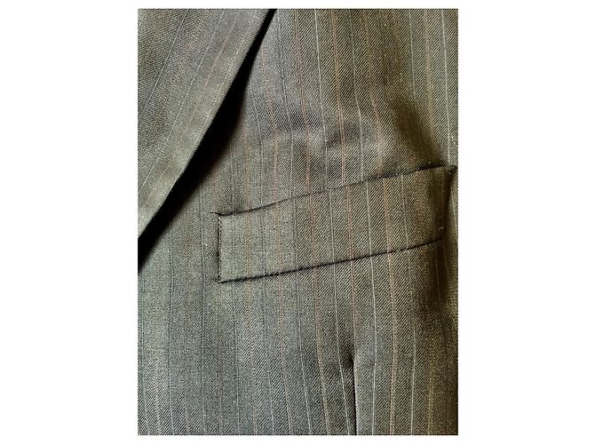 Hugo Boss Navy Blue Pinstripe Wool Blazer - view 6