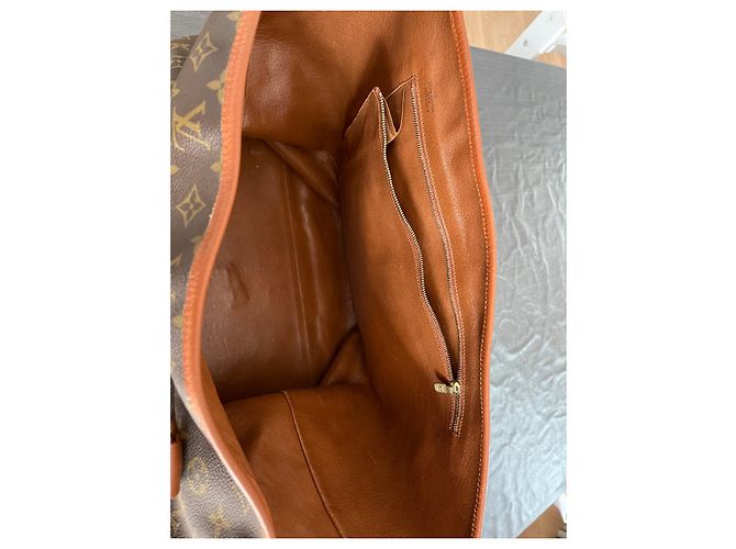 Louis Vuitton Borsa tote con zip XL Monogram Sac Weekend GM Marrone scuro - vista 10