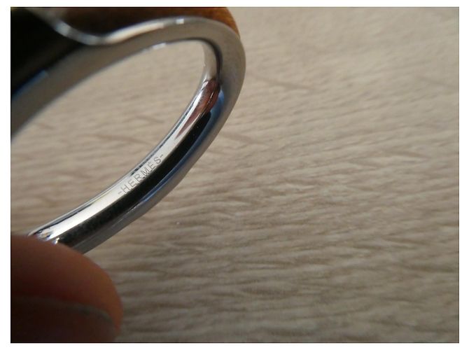 Hermès kyoto GM Schalring Silberstahl Silber Hardware - Ansicht 2
