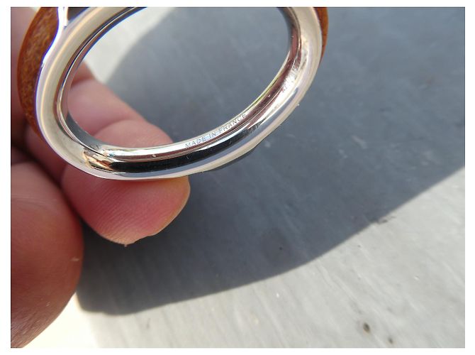 Hermès kyoto GM Schalring Silberstahl Silber Hardware - Ansicht 3