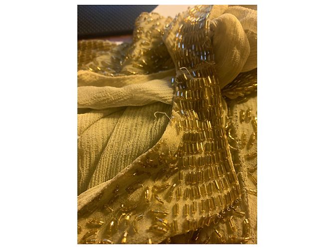 Top de seda Philosophy di Alberta Ferretti Dorado - vista 6