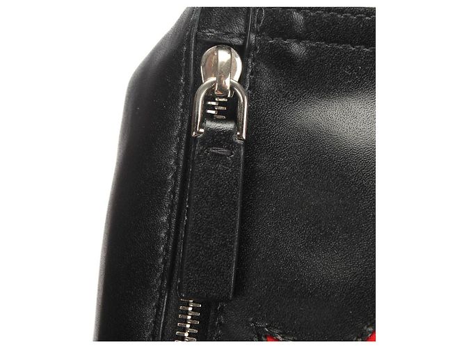 Clutch Givenchy Pandora Star Wristlet en piel de cordero negra - vista 6