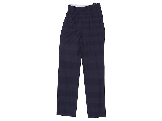 Completo Tailleur Pantalone Redingote Christian Dior Blu Notte Blu navy - vista 8