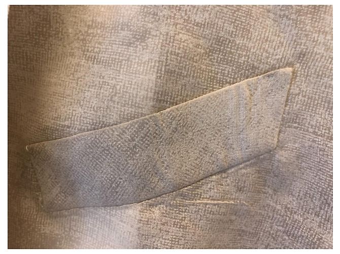 Dolce & Gabbana Levita de seda beige 42 Blanco roto - vista 4