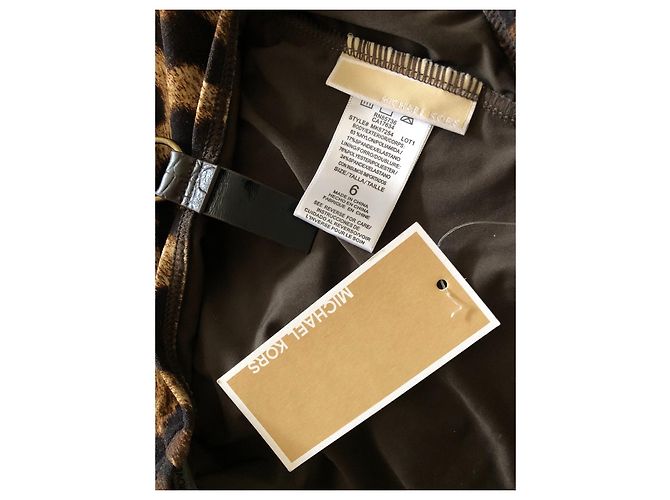 Michael Kors Einteiliger Badeanzug Leopardenmuster Leopardenprint - Ansicht 3