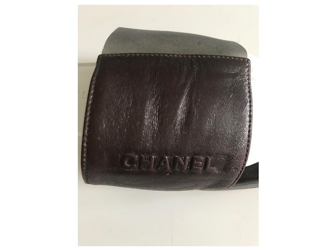 Chanel Ciabatte in pelle e acrilico Marrone - vista 15