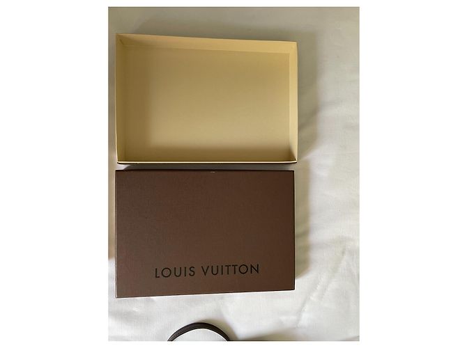 Pochette a scacchi Louis Vuitton Beige - vista 3