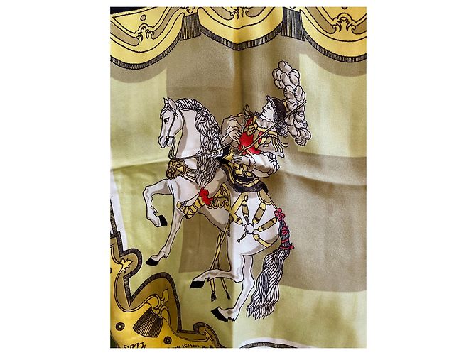 Autre Marque Foulard in seta Carousel of the Sun 80x80 - vista 2