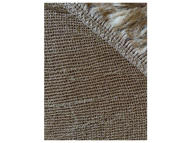 Autre Marque Bestickter Schal Silber Beige - Ansicht 2