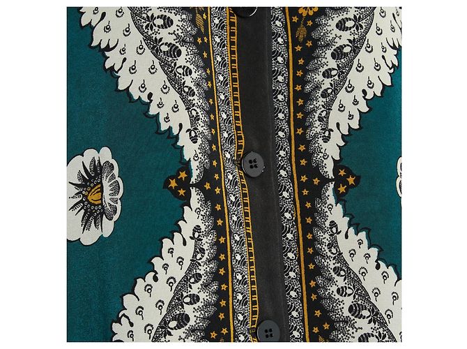 Valentino CAMISA Y PANTALÓN DE SARGA ESTAMPADA FR40/42 - vista 5