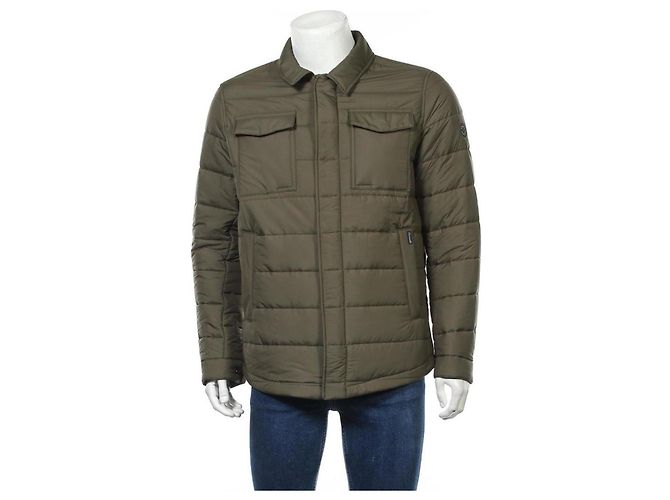 Façonnable Jacke Khakigrün Baumwolle Leinen - Ansicht 5