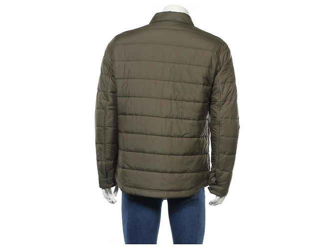 Façonnable Jacke Khakigrün Baumwolle Leinen - Ansicht 6