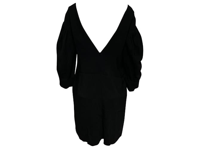 Simone Rocha Abito grembiule oversize Nero - vista 2