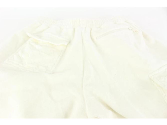 Louis Vuitton Virgil Abloh Off-White Multi PocketMonogramm Velour Cargohose - Ansicht 8