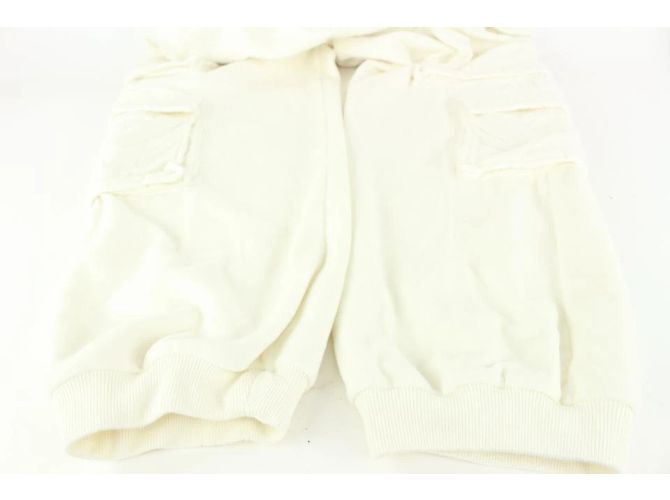 Louis Vuitton Virgil Abloh Off-White Multi PocketMonogramm Velour Cargohose - Ansicht 9