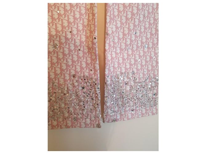 Dior Flared Pants with Sequins Cotton Multiple colors - view 2