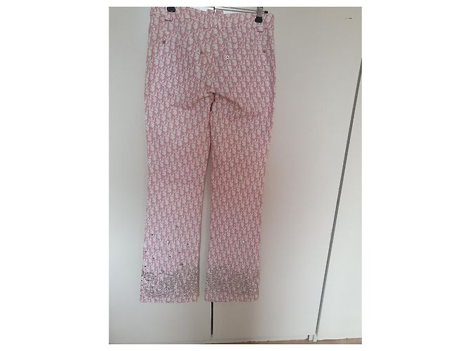 Dior Flared Pants with Sequins Cotton Multiple colors - view 5
