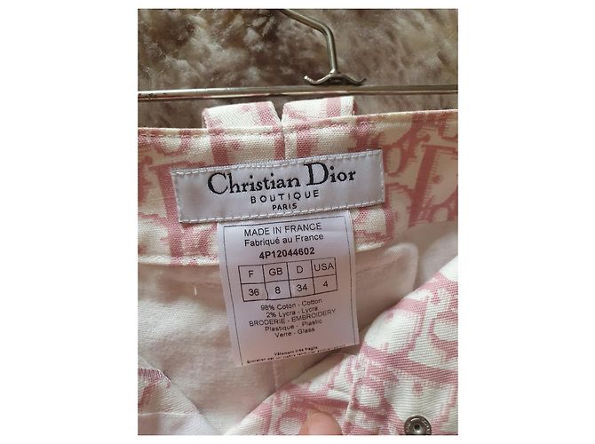 Dior Flared Pants with Sequins Cotton Multiple colors - view 7