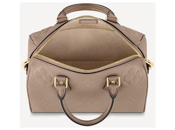Louis Vuitton Speedy Bandouliere 25 Tasche Beige Leder - Ansicht 2