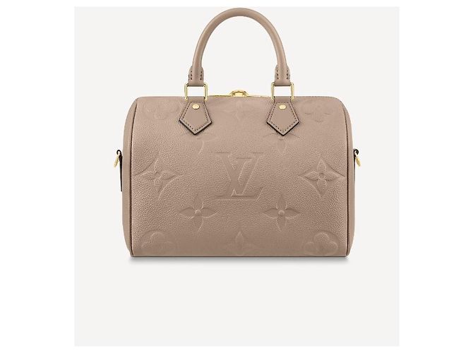 Louis Vuitton Speedy Bandouliere 25 Tasche Beige Leder - Ansicht 3
