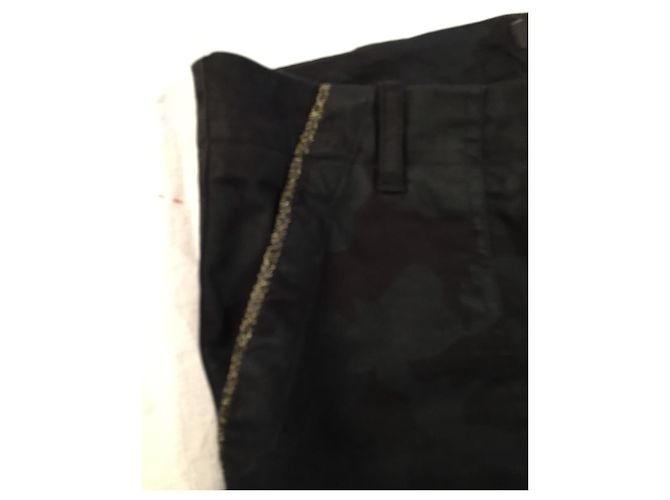 Autre Marque Pantaloni mimetici neri e blu navy Blu scuro - vista 2