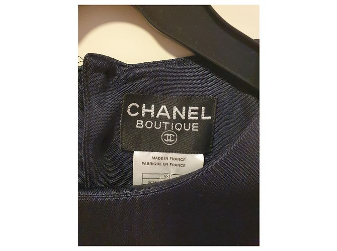 Chanel Cocktailkleid blau aus Polyamid - Ansicht 4