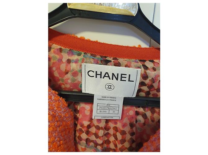 Autre Marque Chanel Jacke orange Wolle - Ansicht 3