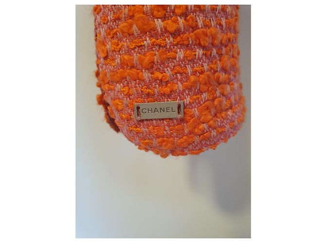 Autre Marque Chanel Jacke orange Wolle - Ansicht 4